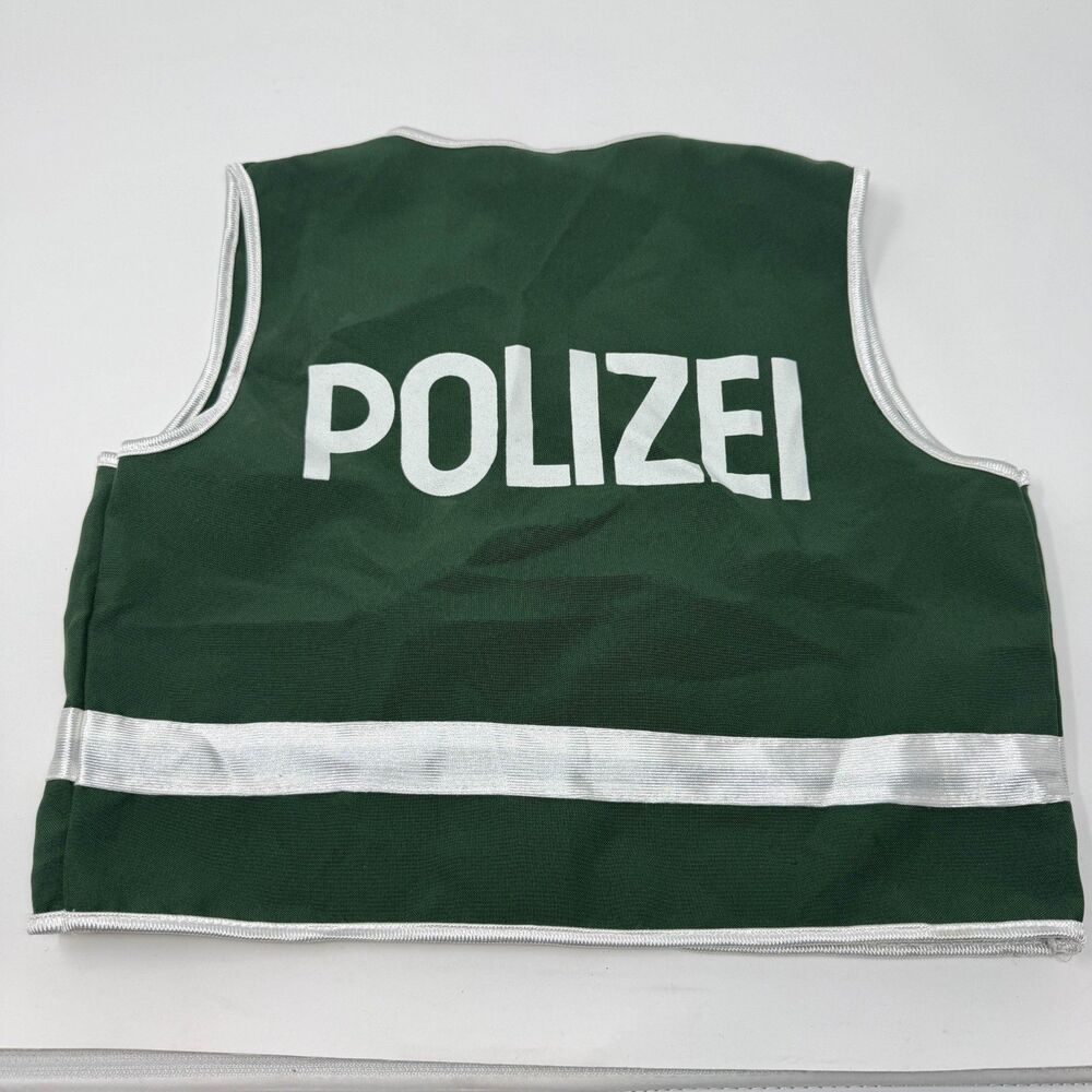 Children's German Police or Polizei (kids under 3) Safety Green Vest Costume